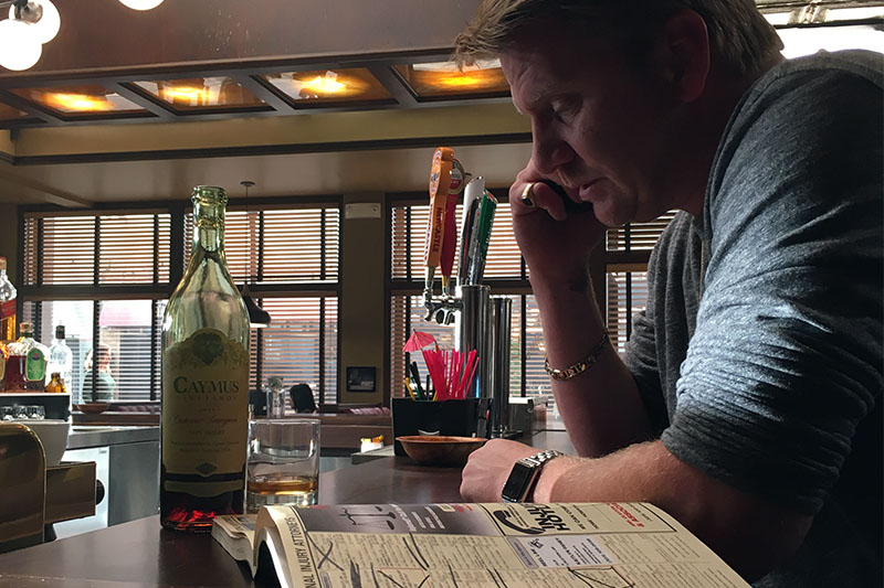Man at Diner